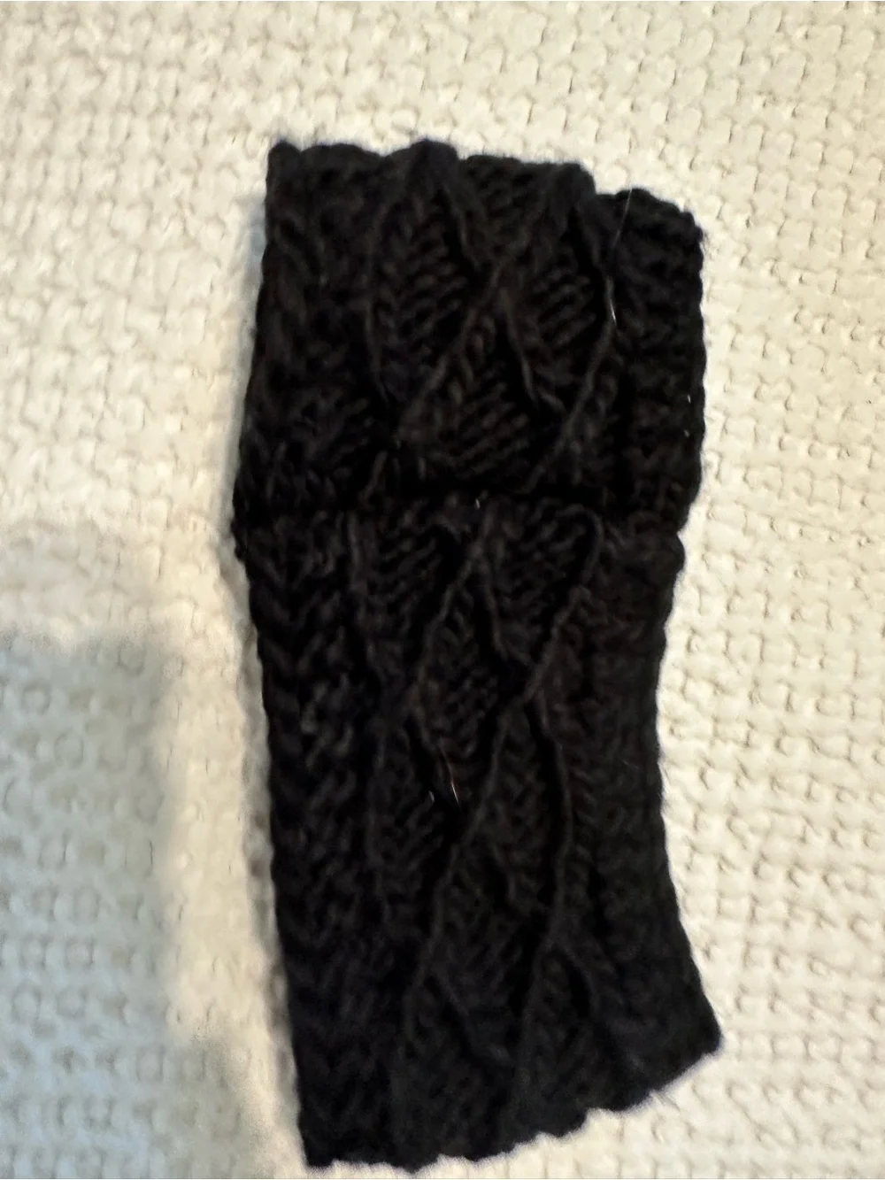 Altar’s State Black Cable Knit Headband